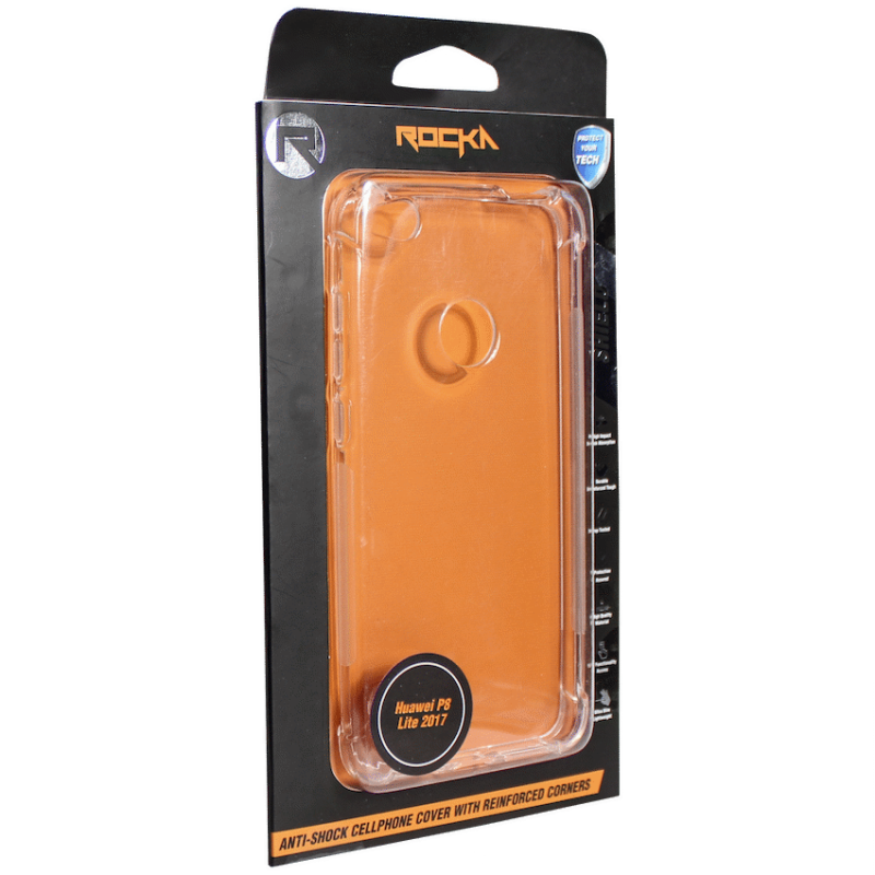 Rocka Shield Series  phone cover anti shock TPU –  Huawei P8 Lite 2017 – clear