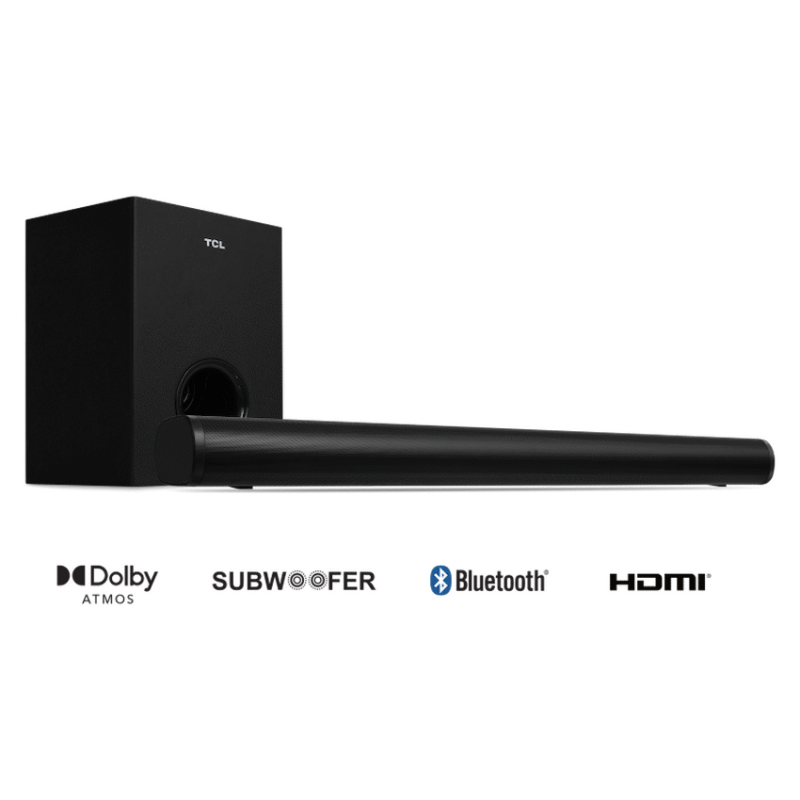 TCL 2.1 Channel 200w Sound Bar with Wireless Subwoofer
