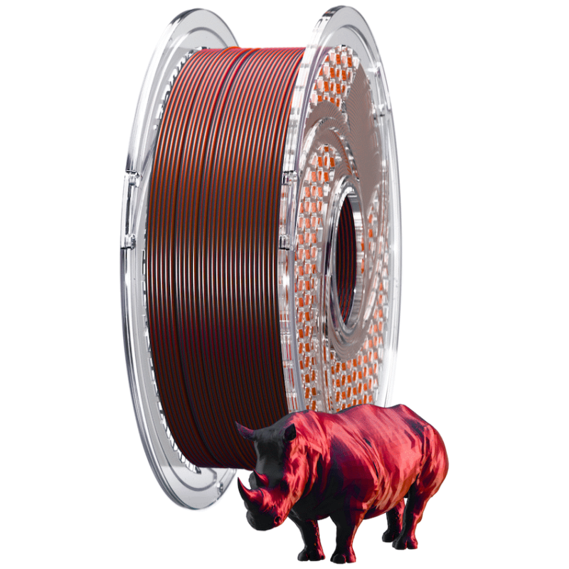 SA Filament Dual Silk PLA Filament – Smoky Wine 750g, 1.75mm