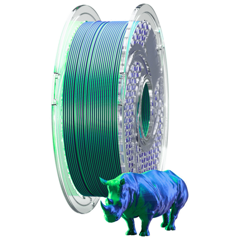 SA Filament Dual Silk PLA Filament 750g – Sapphire Forest