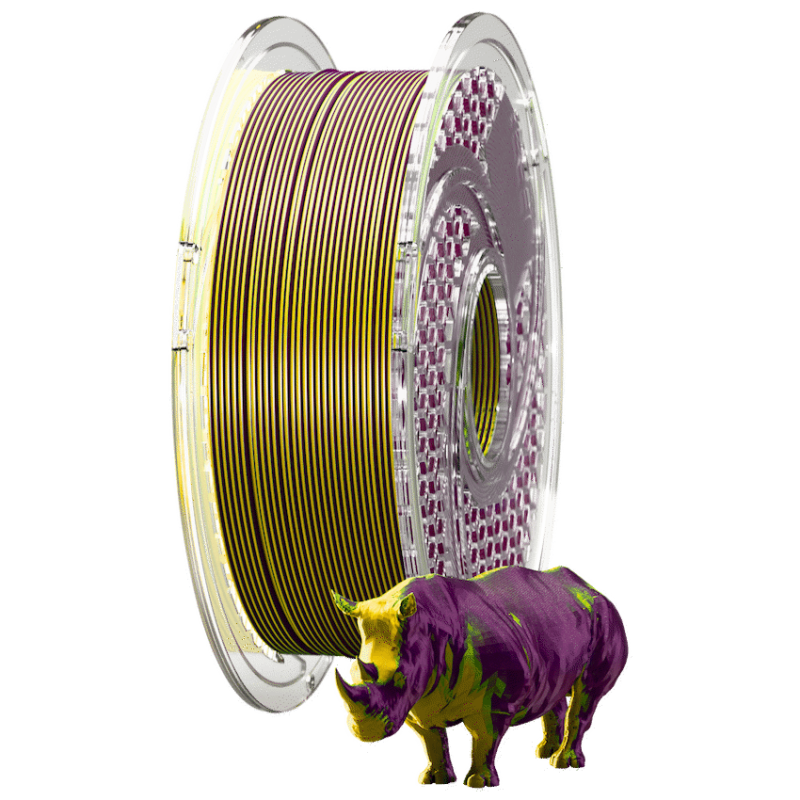 SA Filament Dual Silk PLA Filament – Golden Indigo (750g, 1.75mm)
