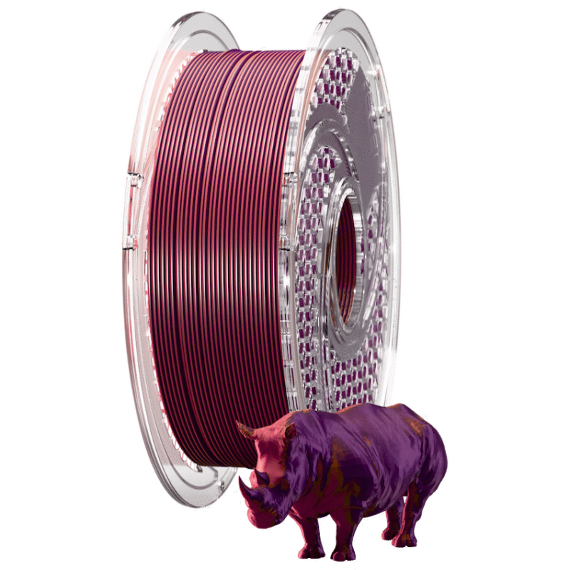 SA Filament Dual Silk PLA Filament – Crimson Eclipse 750g, 1.75mm