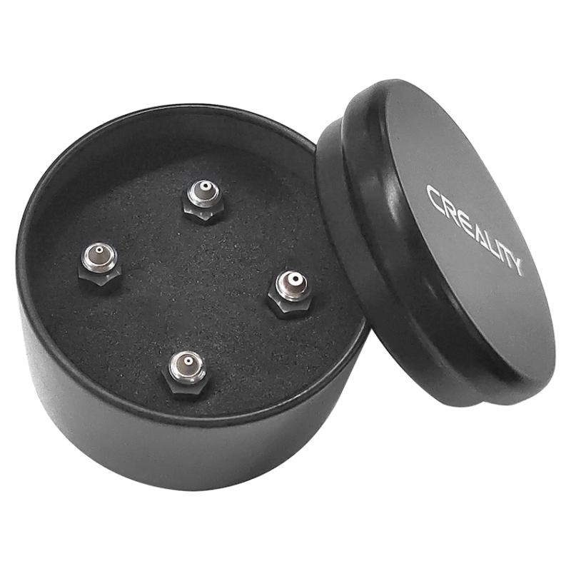 Creality High flow nozzle kit 4pc 0.4,0.6,0.8mm K1, K1 Max