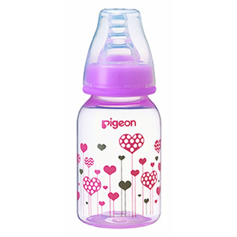 Pigeon Flexible Bottle STD Neck – Pink – 120ml