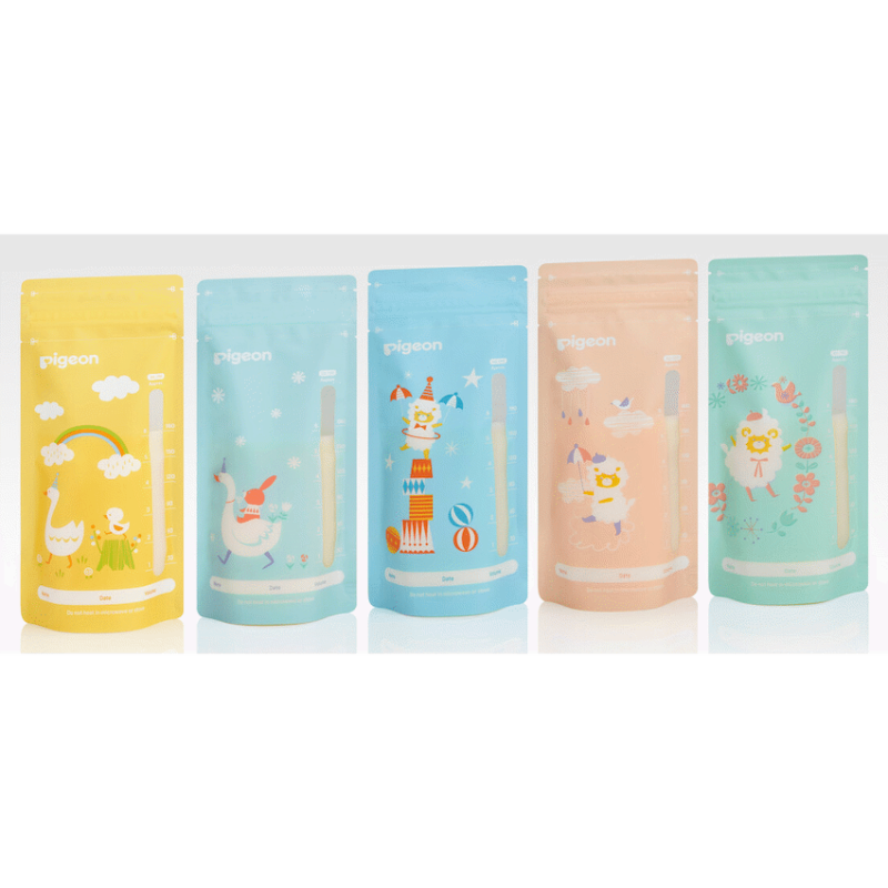 Pigeon – Breast Milk Storage Bag 180ml Animal Design