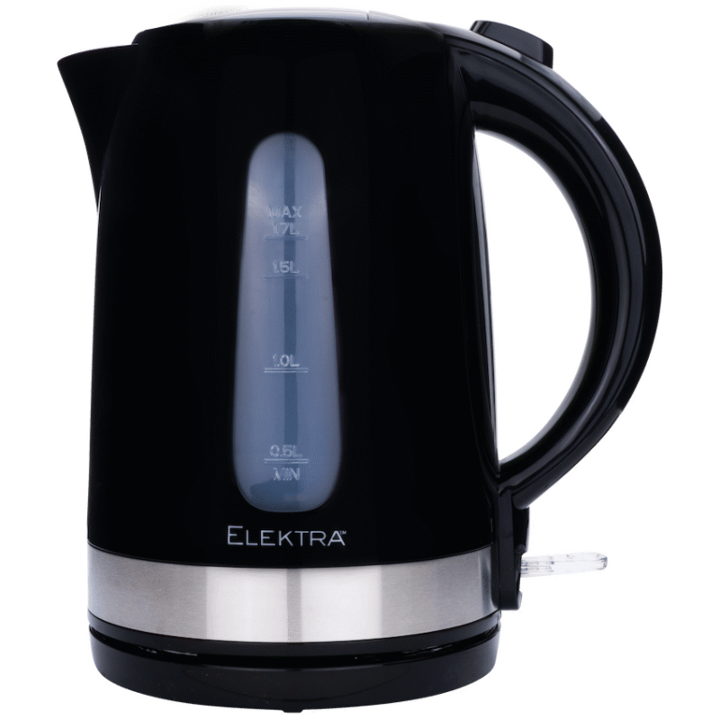 Elektra – 1.7l Plastic Kettle – Black