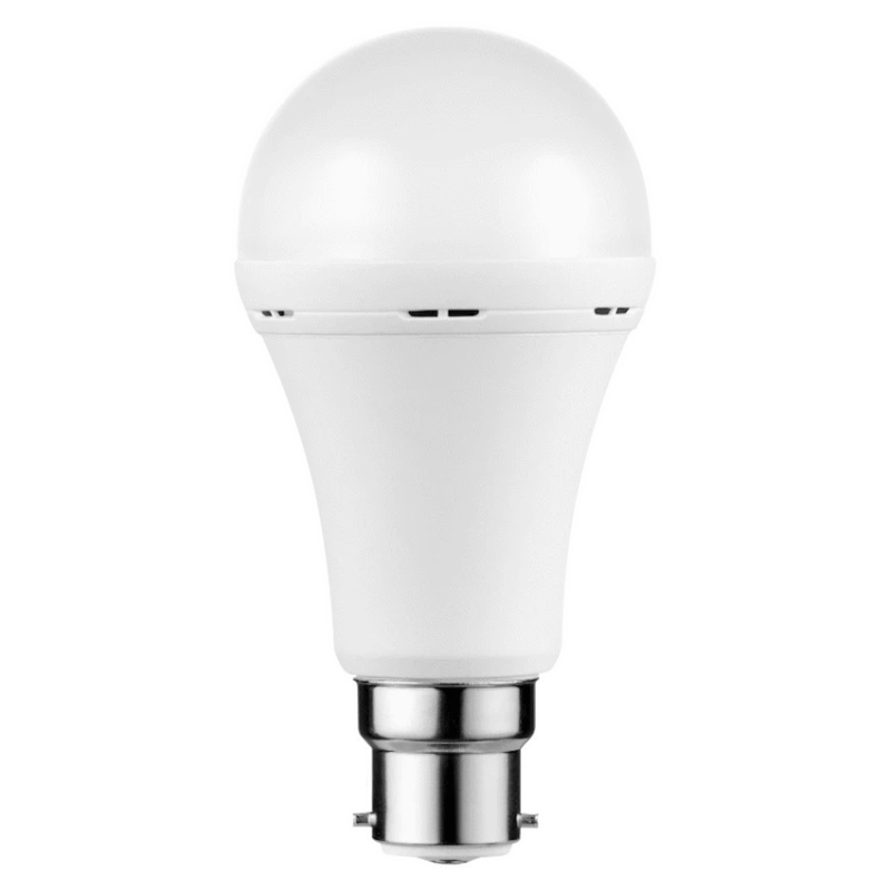 Switched 9w A60 Rechargeable LED Light Bulb – B22 – Warm White
