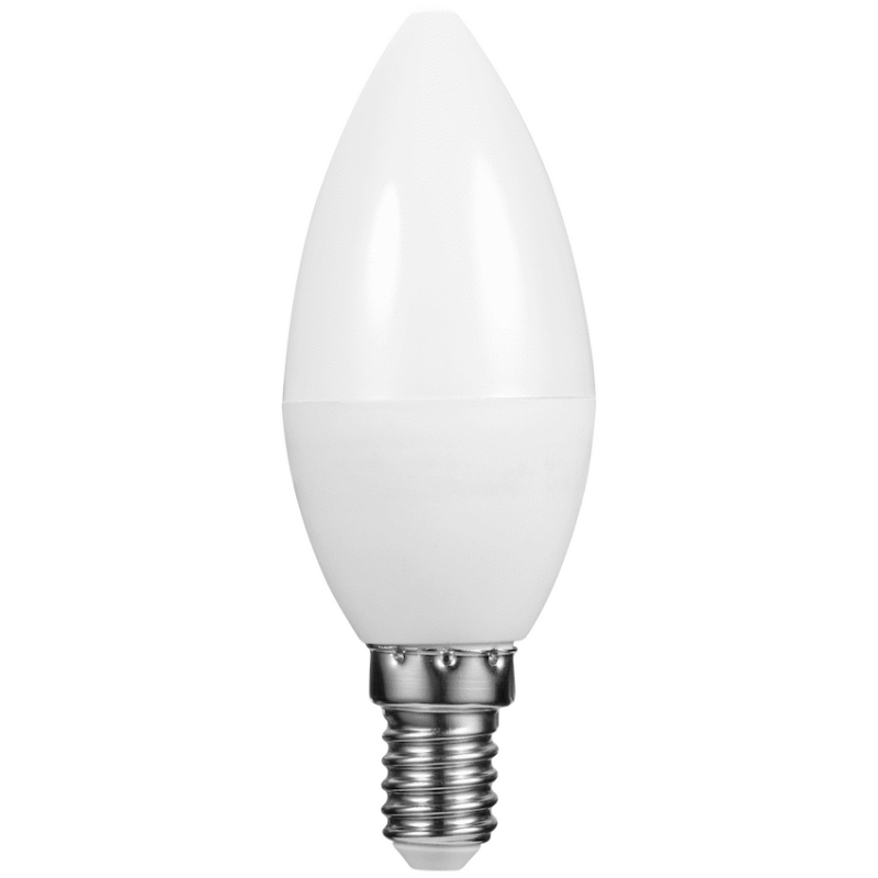 Switched 5w Candle LED Light Bulb E14 – Cool White