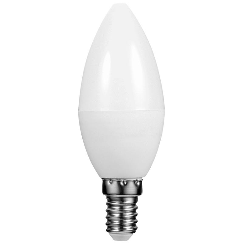 Switched 5w Candle LED Light Bulb E14 – Warm White
