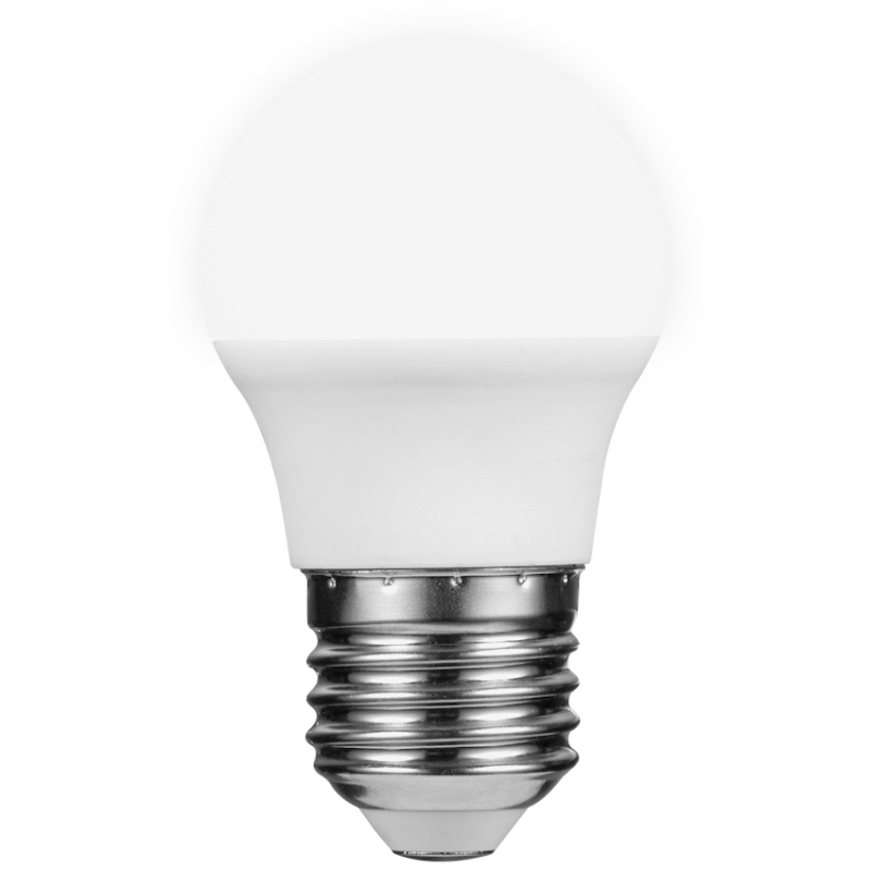 Switched 5w Golfball LED Light Bulb E27 Cool White