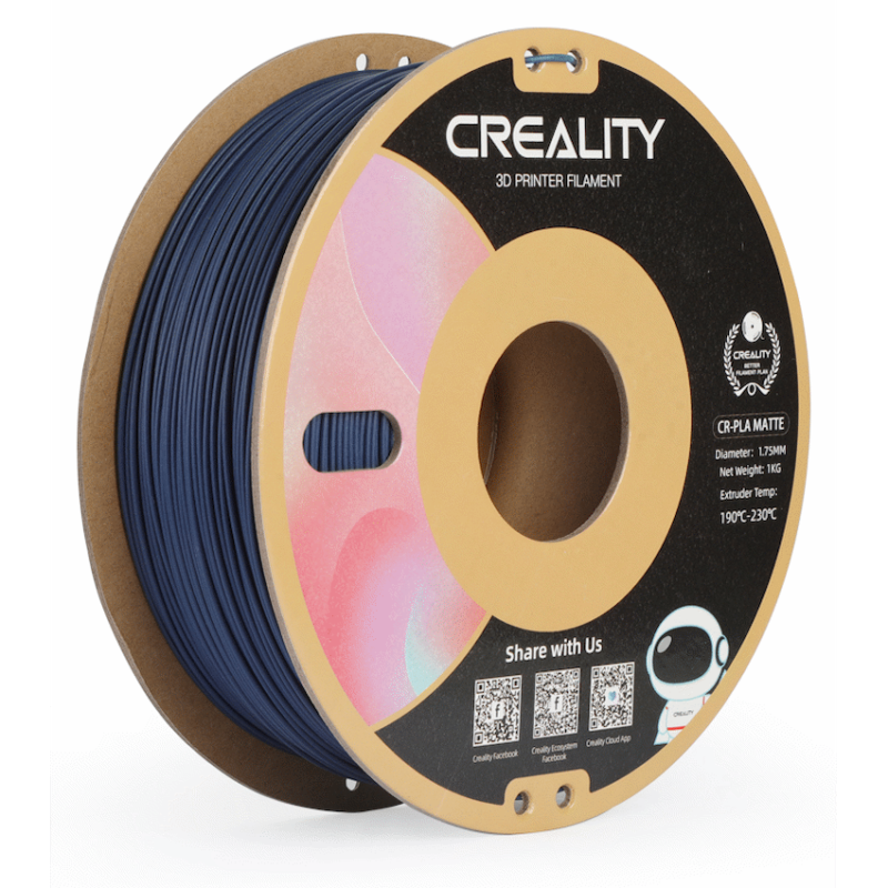 Creality CR-PLA Filament – Matte Navy Blue (1kg)