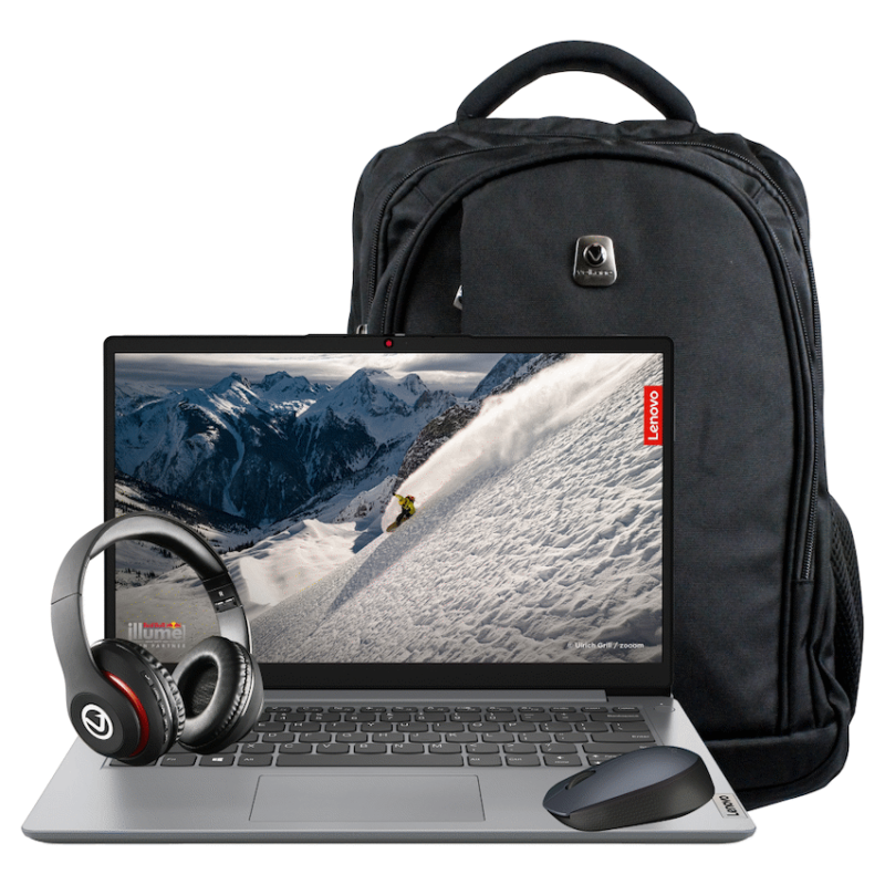 Lenovo Intel Celeron 15,6″ FHD ,8GB/256GB PCIe NVMe SSD Win11H(Bag+Mouse+Headphone)