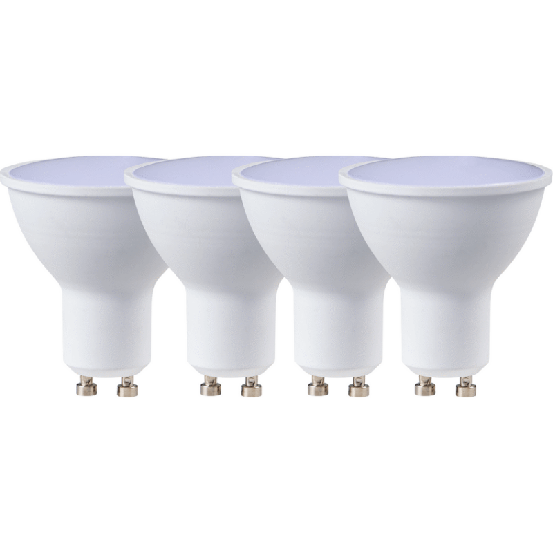 Switched 3w GU10 Rechargeable LED Light Bulb – WW- 4 Pack