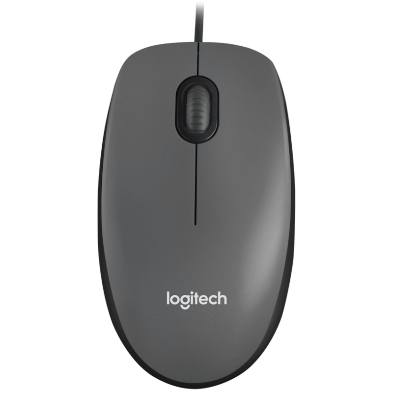 Logitech(R) M90 Wired Mouse – Grey