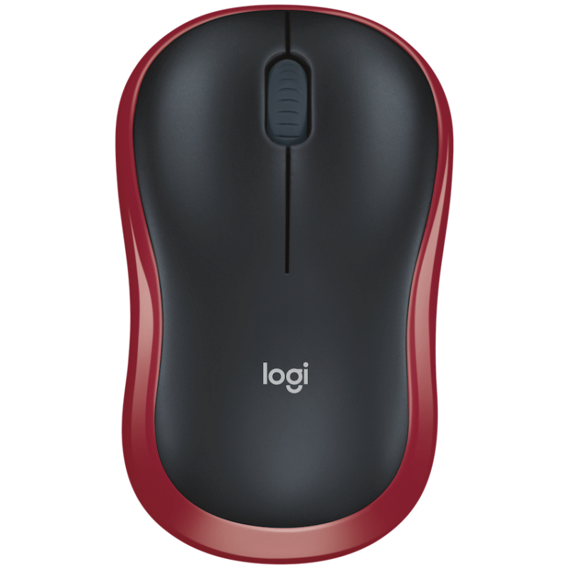 Logitech(R) M185 Wireless Mouse – RED