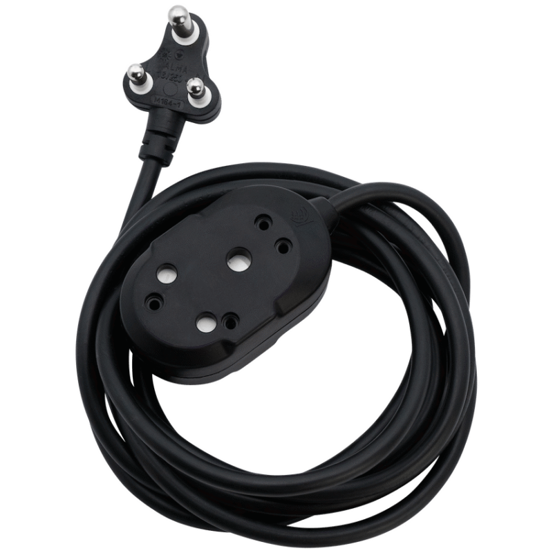 SWITCHED LIGHT DUTY Back To Back(BTB) EXTENSION LEADS 5M – BK