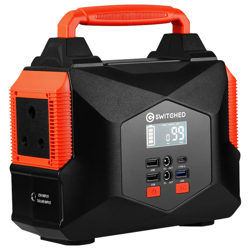 Switched 200W Portable Power Station (166.5Wh)
