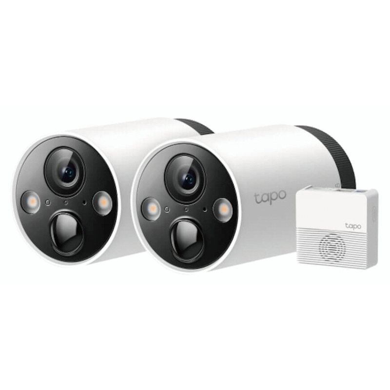 TP-Link Tapo C420S2 2K Smart Wire-Free Security Camera, 2 Camera System