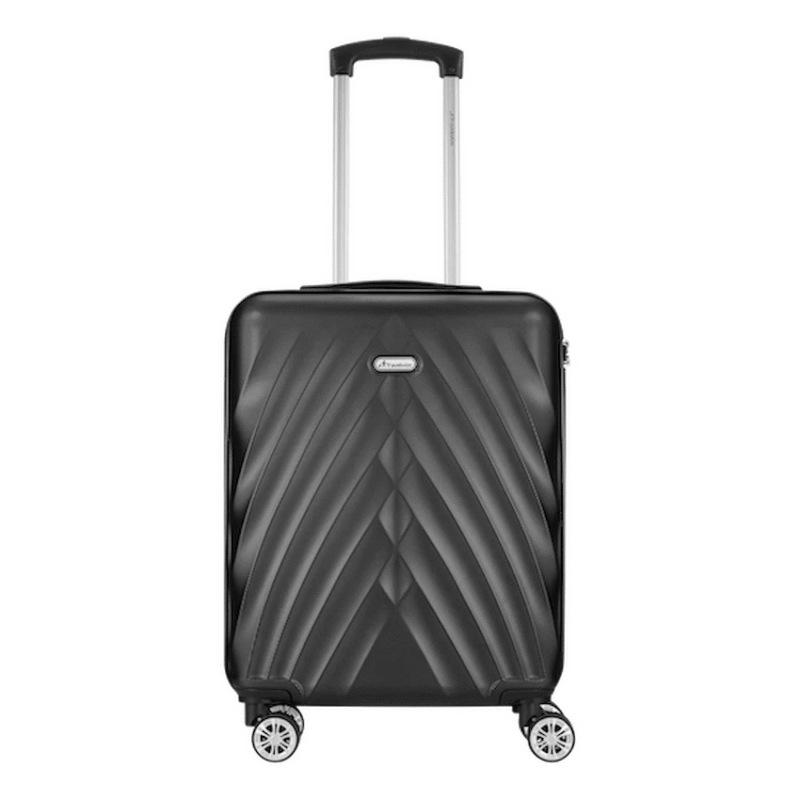 Travelwize Terra ABS 67cm 4-Wheel Spinner Luggage – Black