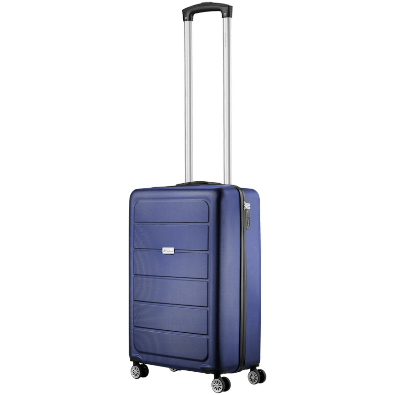 Travelwize Maple ABS 55cm 4-Wheel Spinner Luggage – Navy