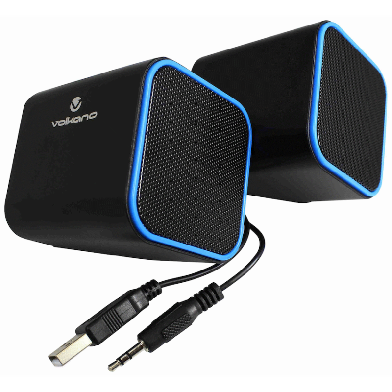Volkano Diamond Series USB Speaker – Blue