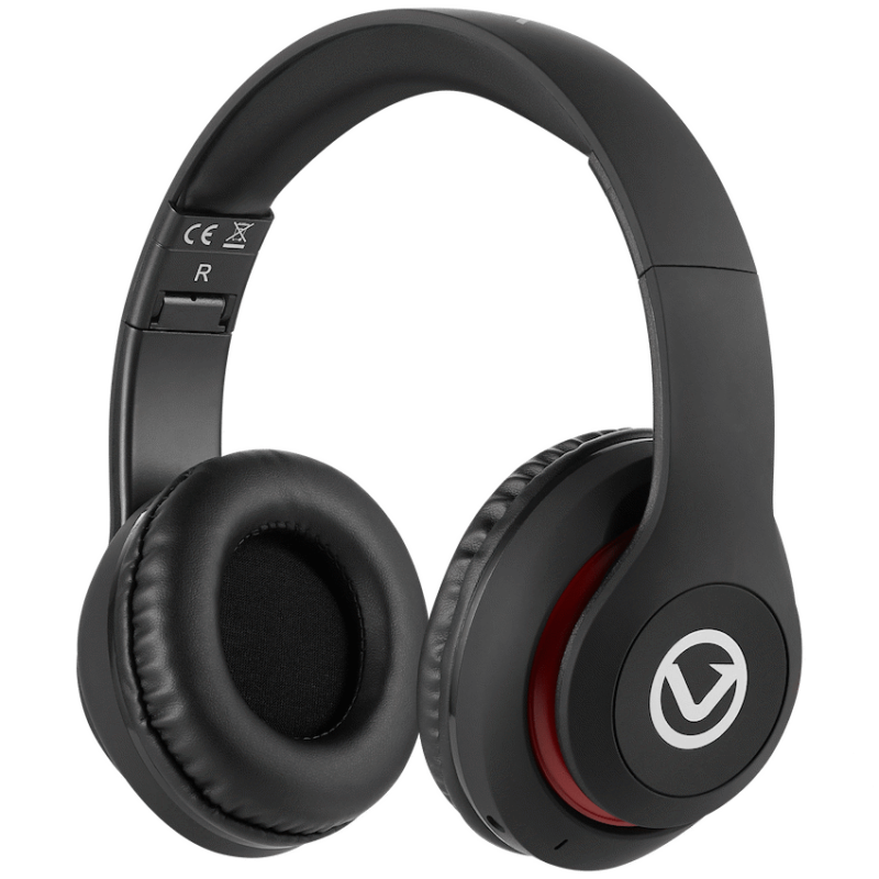 Volkano Impulse Series Bluetooth Headphones – Black