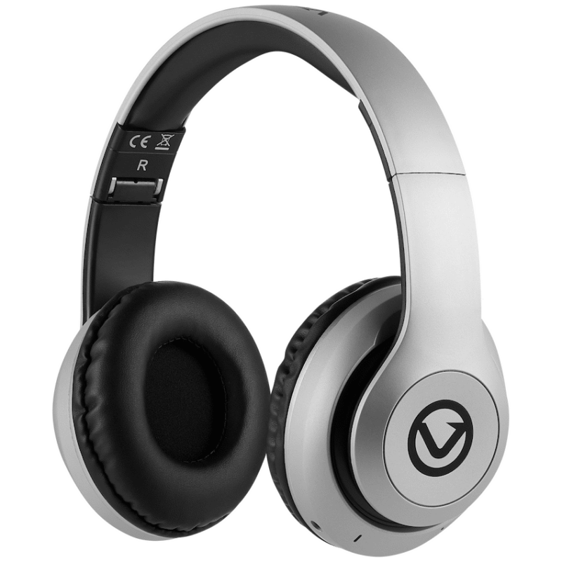 Volkano Impulse Series Bluetooth Headphones – Silver