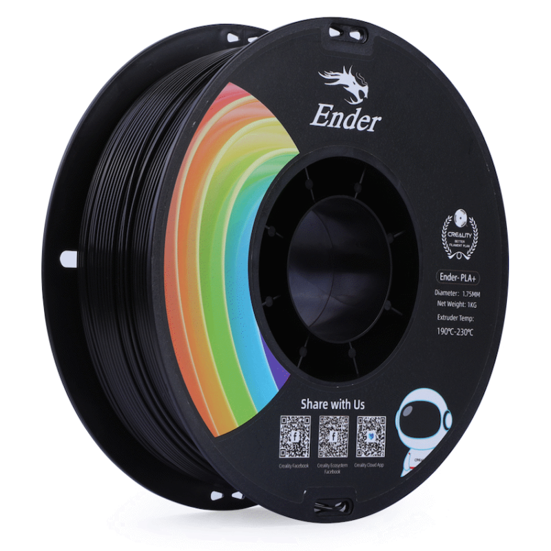 Ender PLA+ Filament Black 1Kg