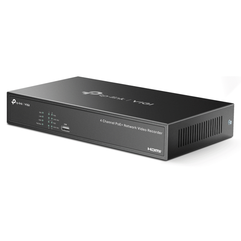 TP-Link Vigi NVR1004H-4P 4-Channel PoE Network Video Recorder