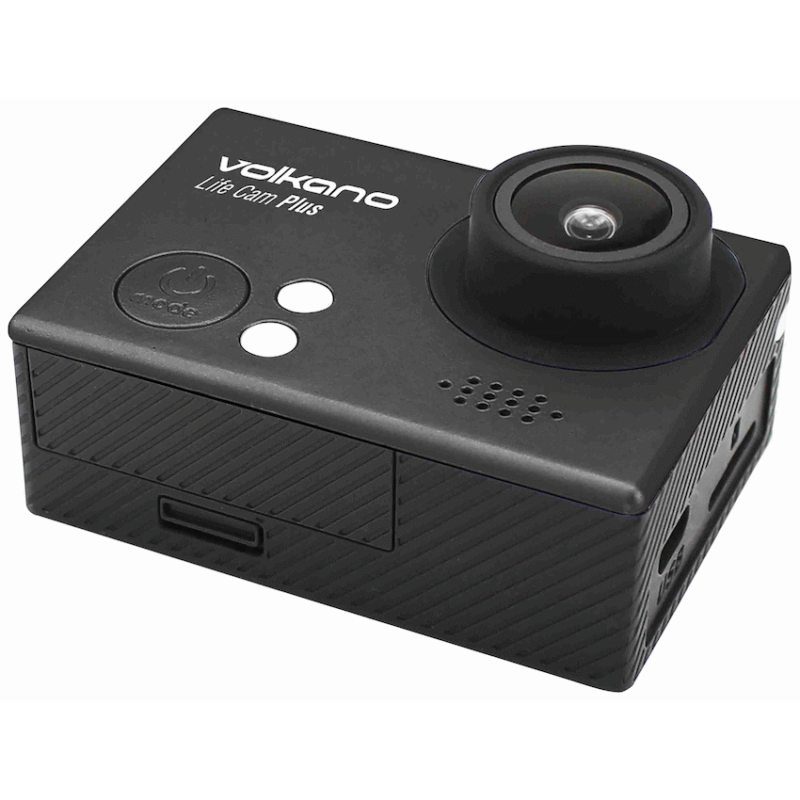 Volkano Lifecam Plus Series Action Camera – Black
