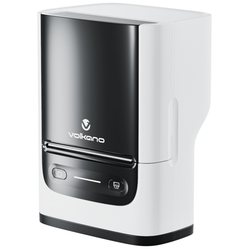 Volkano LabelPro Duo Series Thermal Dual Size Label Printer – Black and White