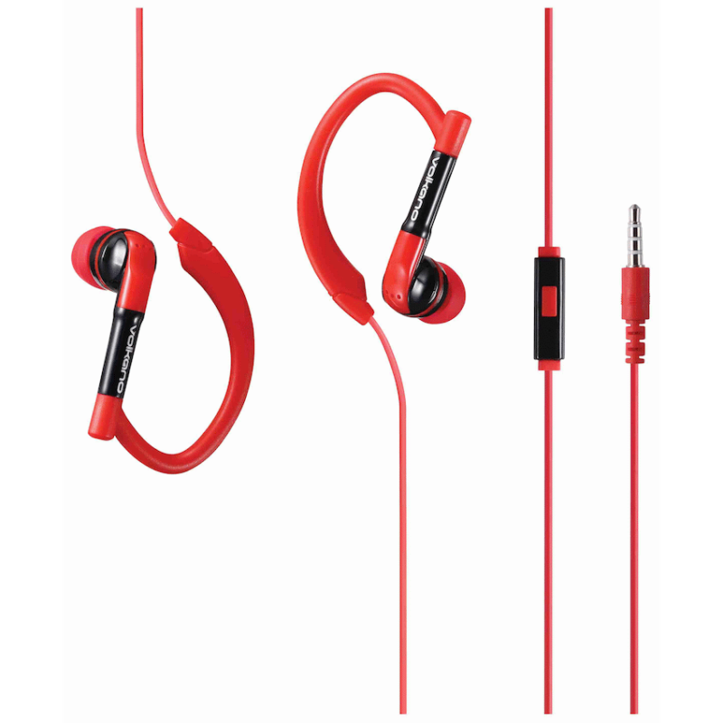 Volkano Haste Series Sports Hook-In Earphones with Mic