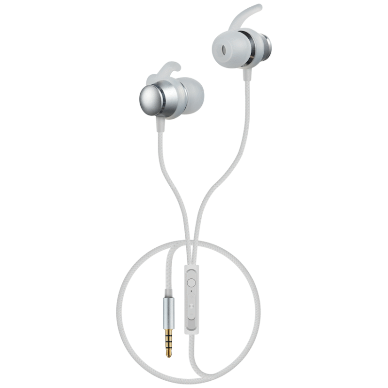 Volkano Titanium Series AUX Earphone – Silver