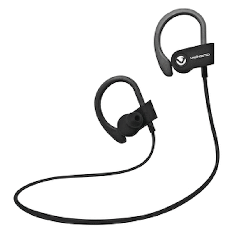 Volkano Race Series Bluetooth Sport Earhook Earphones – Black