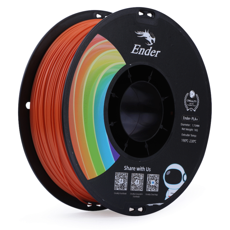 Ender PLA+ Filament – Orange 1kg