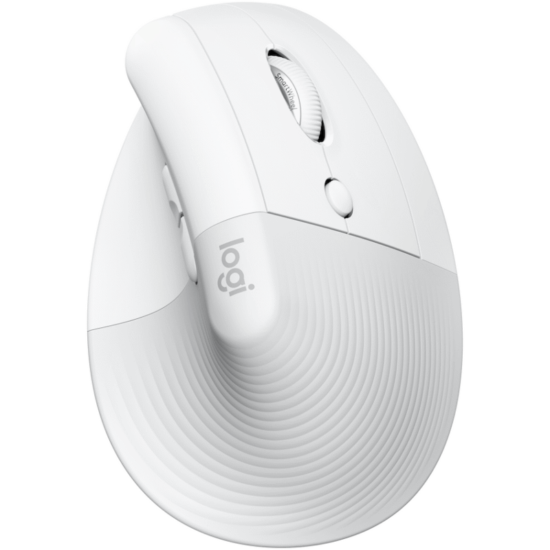 Logitech(R) Lift Vertical Ergonomic Mouse – Off-White/PALE GREY
