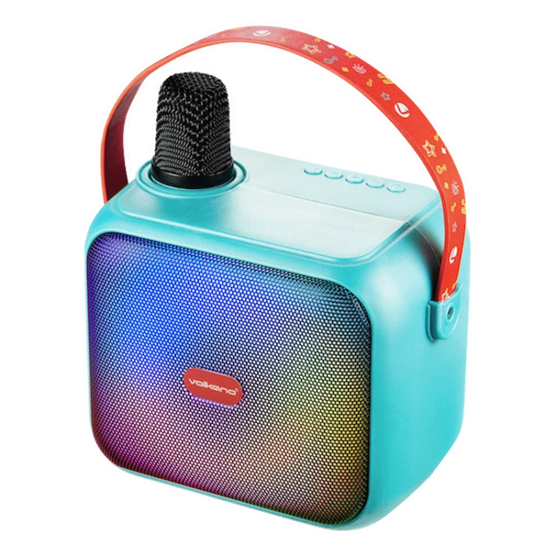 Volkano Kids SongSeeker Bluetooth Karaoke Machine with Wireless BT Microphone