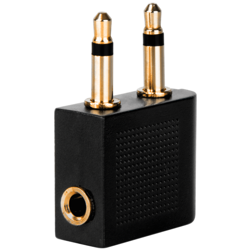 Volkano Aero Series Aux Stereo Adapter – Black
