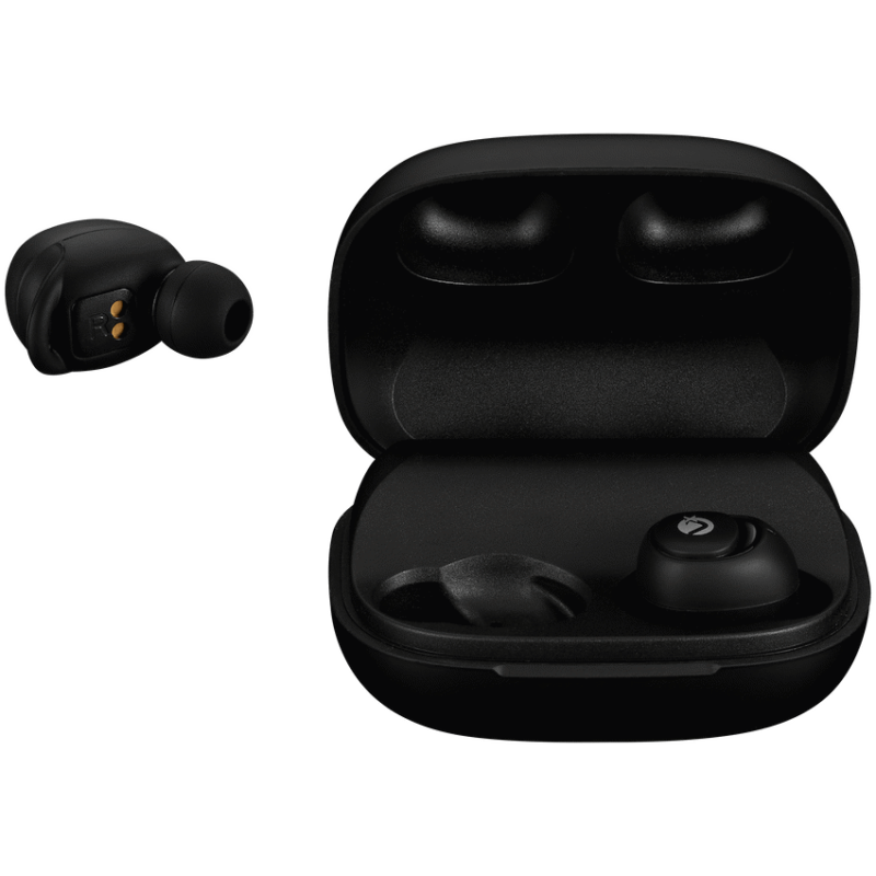 VolkanoX Astral Series True Wireless Earphones with Power Bank Charging Case – Black
