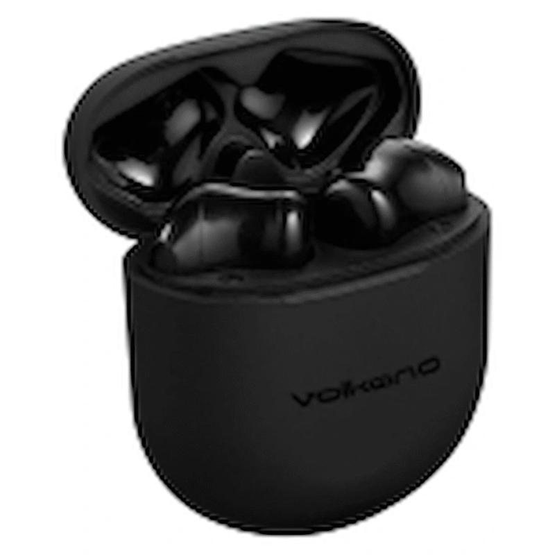 Volkano Aries 2.0 Series TWS Earphones + Charging Case – Black