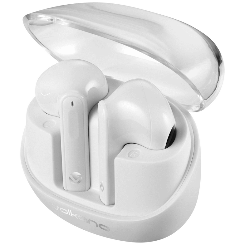 Volkano Pure Pods TWS Earphones  – White