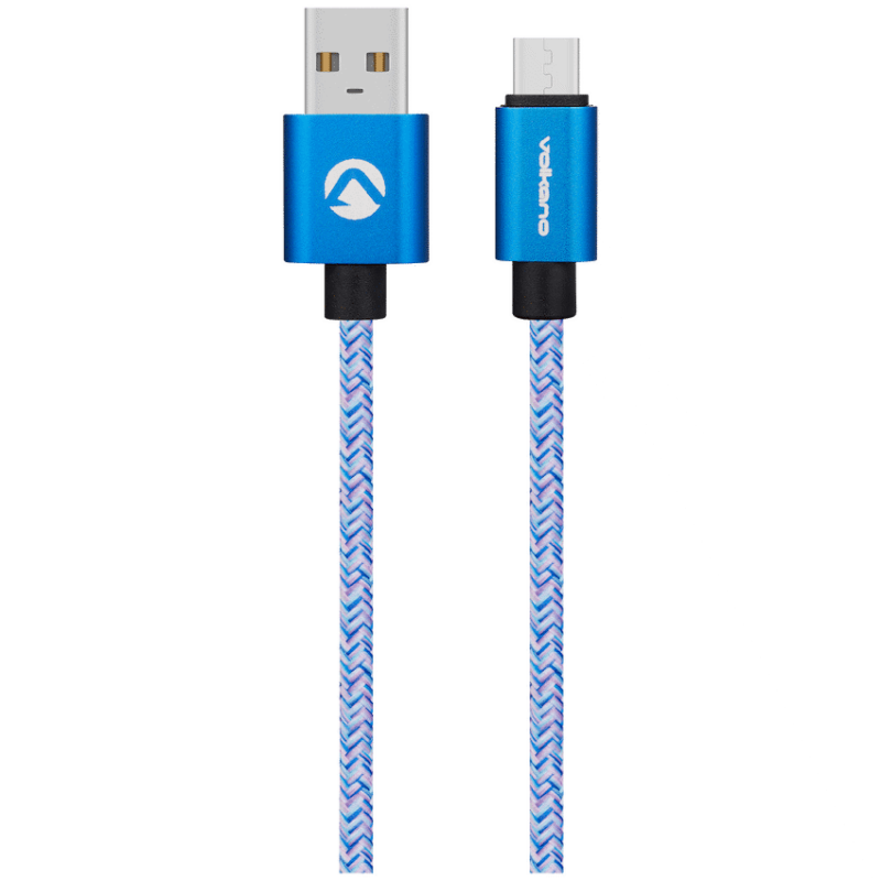 Volkano Fashion Series Cable Type-C 1.8m – Sky Blue