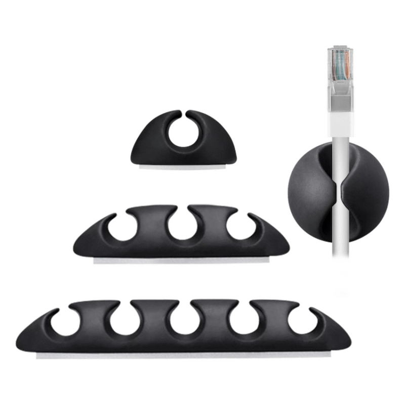 Volkano Bind Series – 5-Piece Adhesive Cable Clip Organiser Kit