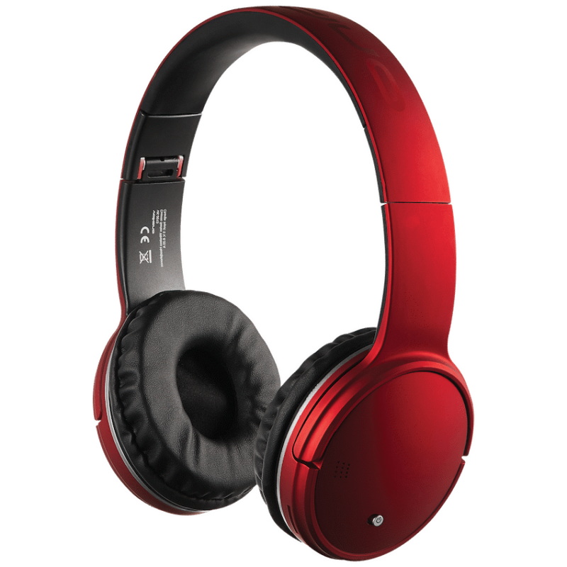 Volkano Cosmic Series Bluetooth Headphones – Red