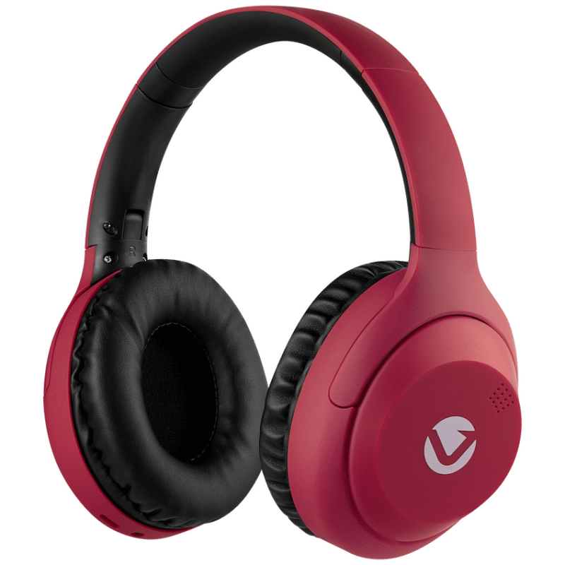 Volkano Cosmic 2 Series Bluetooth Headphones – Red