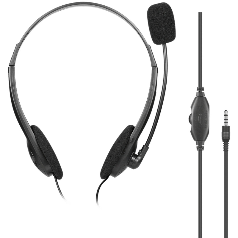 Volkano Chat 2 Stereo Headset with Boom Microphone