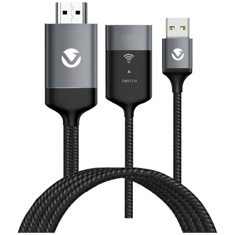Volkano Pitch series Wired and Wireless Casting cable for Android and iOS