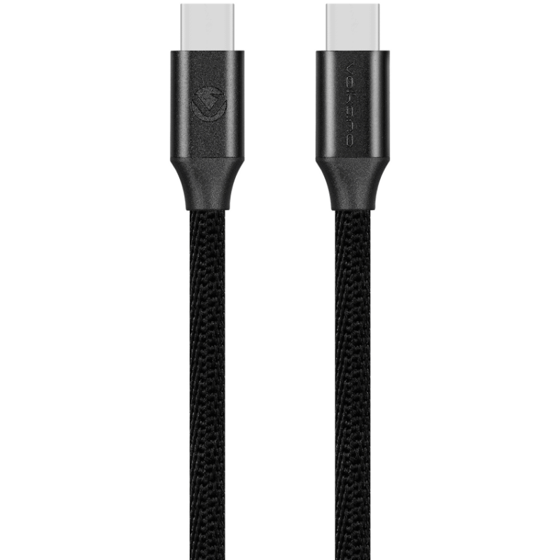 Volkano Weave Series Type-C to Type-C Cable 3m 60w – Black
