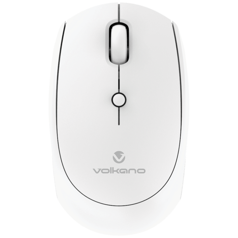 Volkano Talc Wireless Mouse – White