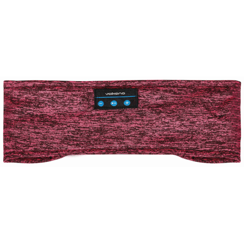 Volkano Lucid Series Bluetooth Headband Headphones – Red